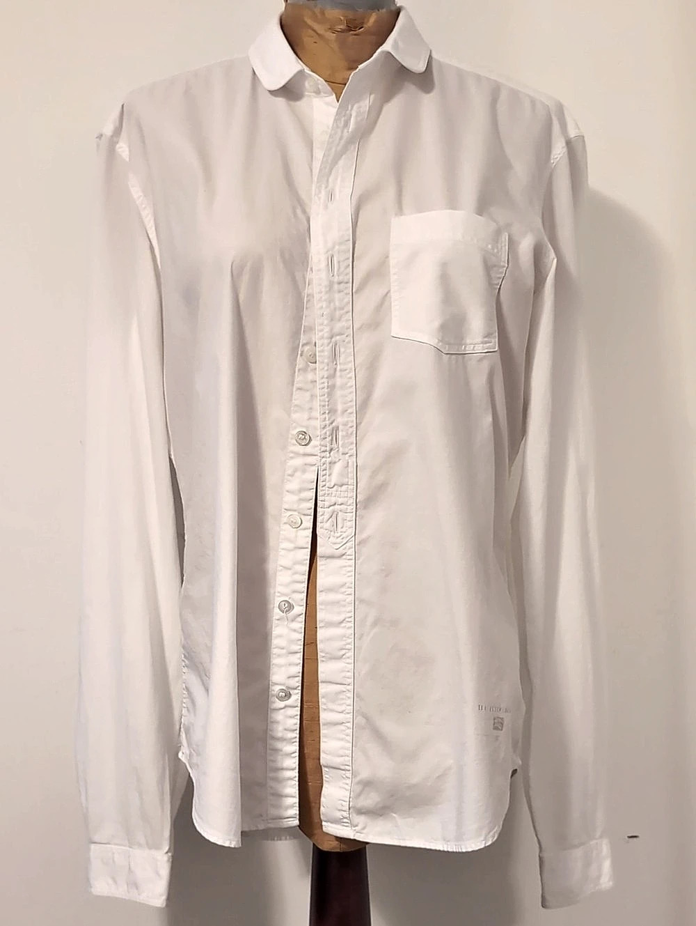 Burberry Brit Casual Button Down Shirts White Size M